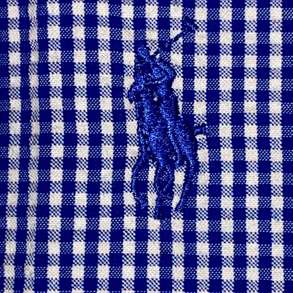 Ralph Lauren Sport Gingham Cotton Poplin Shirt 100% Cotton Long Sleeve Size 4 - Picture 11 of 11